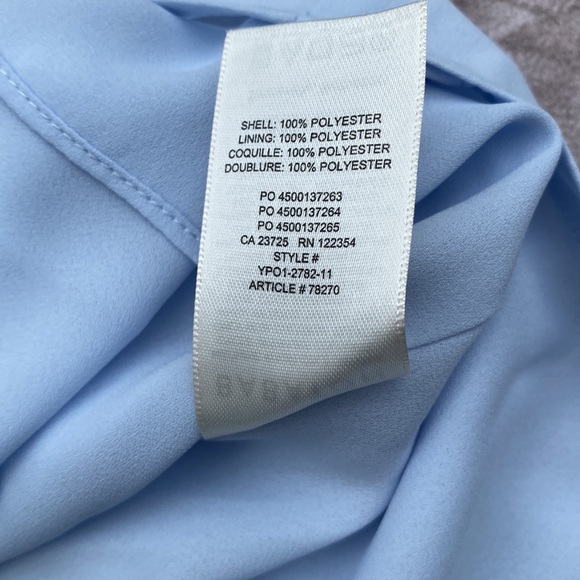 Aritzia Babaton Pastel Blue Murphy Long Office Sleeveless Top NWT - Picture 7 of 8